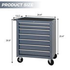 Rolling Tool Chest with 7-Drawer Tool Box