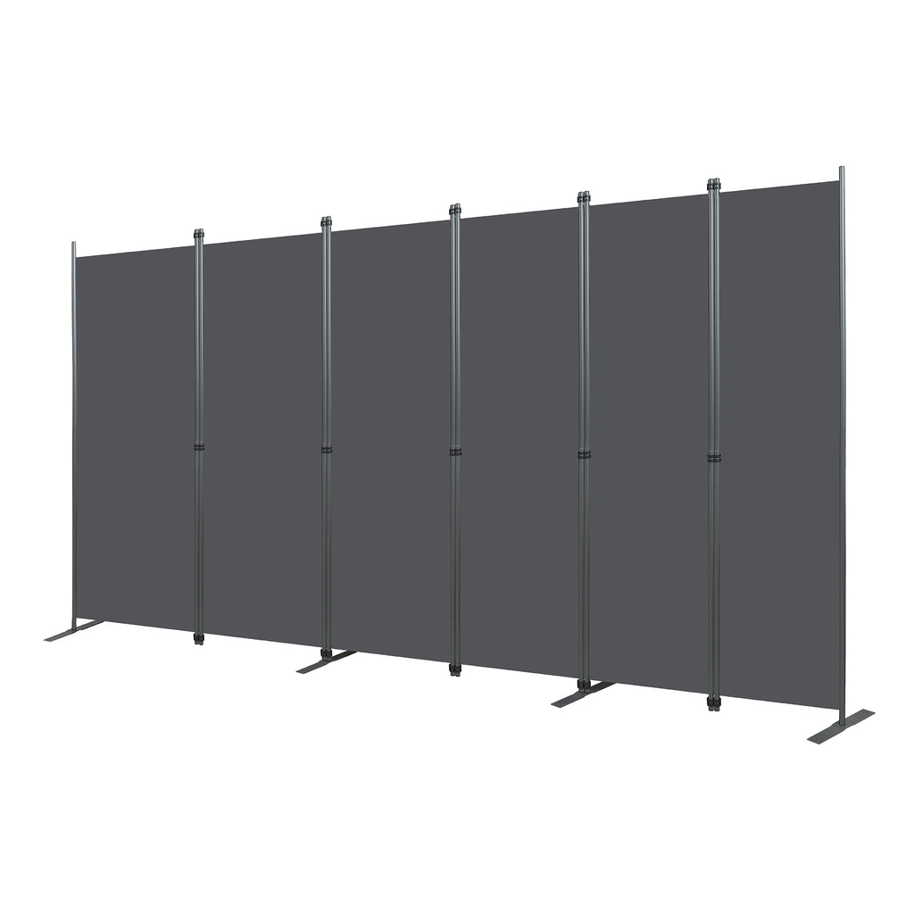 Room Divider 6-Panel - Black