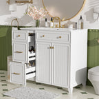 36" Bathroom Vanity with Ceramic Sink