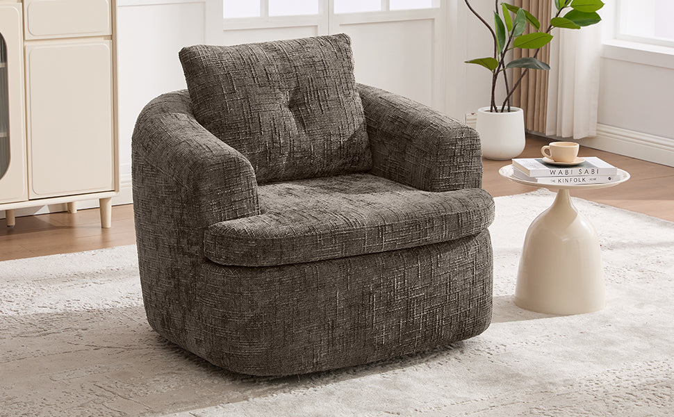 360° Swivel Sofa Chair Accent Barrel Chair