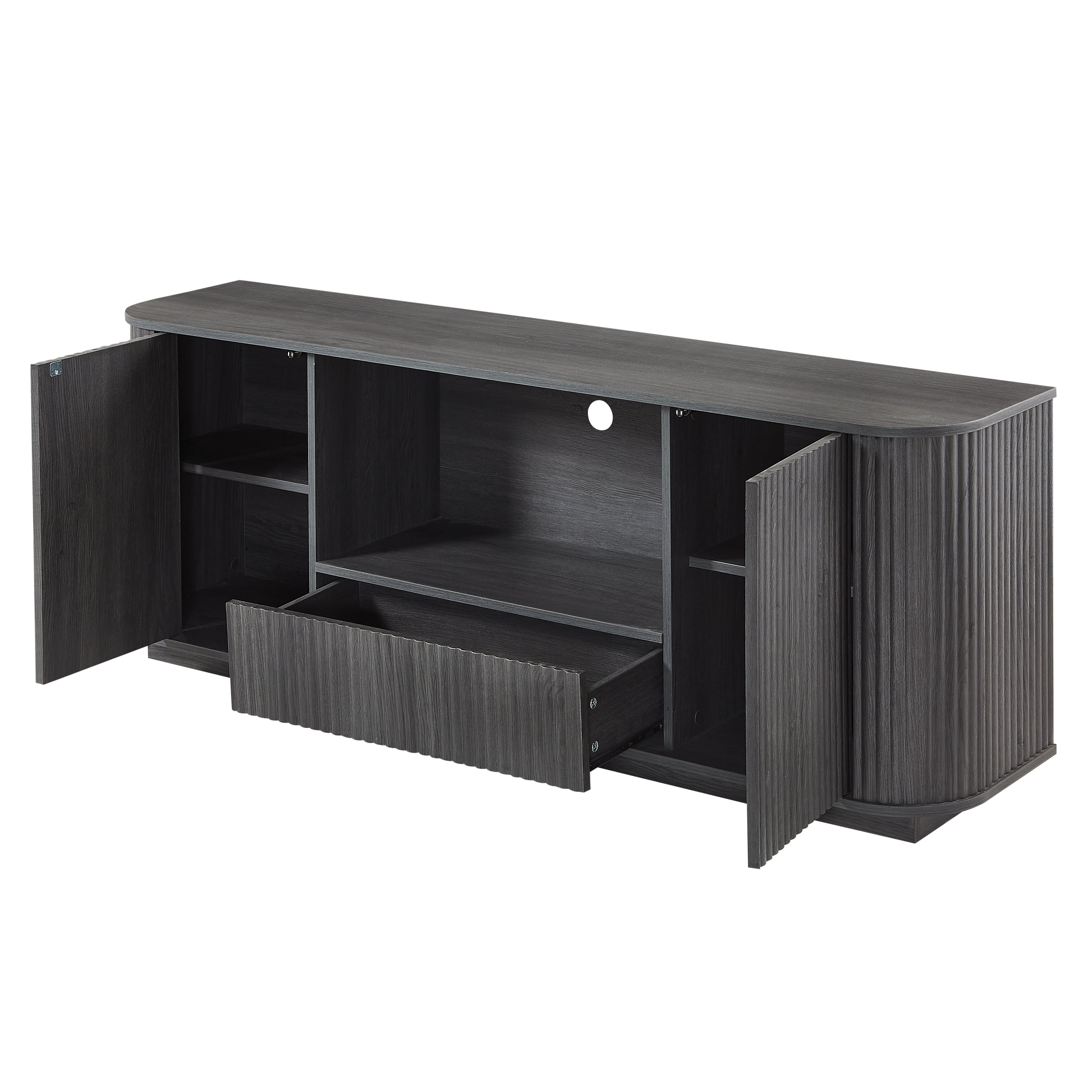 64-Inch Wavy TV Stand
