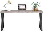 55” Modern Writing Desk with Z-Shaped Metal Legs
