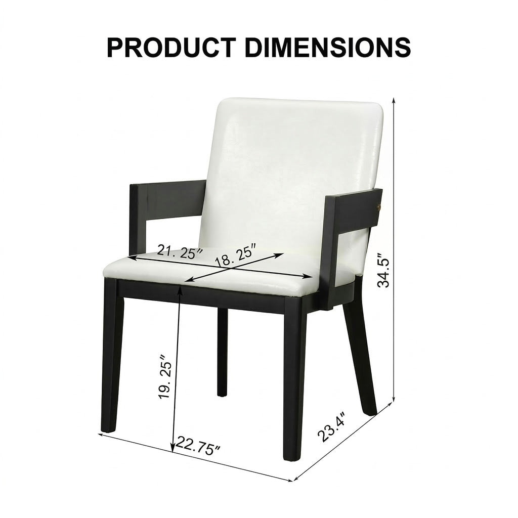 2-Piece Modern Dining Chairs