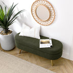 Ottoman Oval Storage Bench