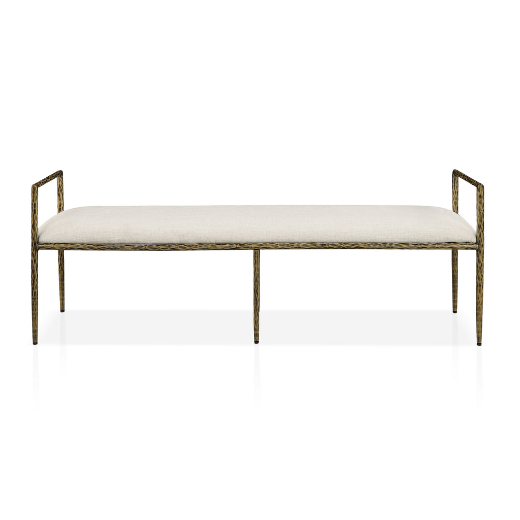 Contemporary Style 1pc Bench Matte