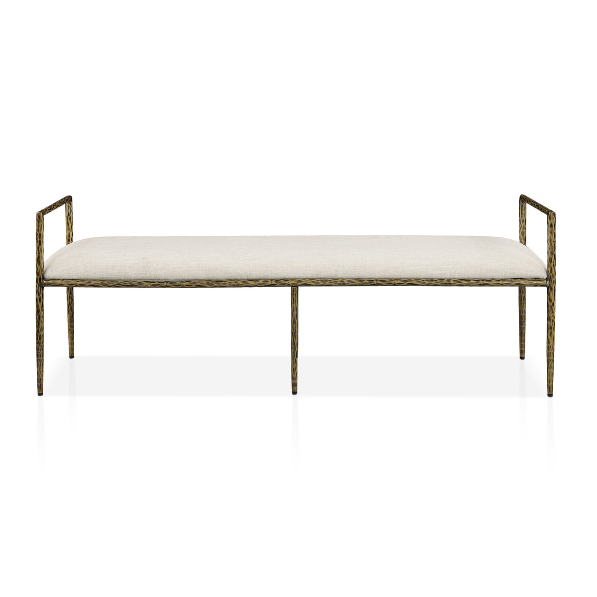 Contemporary Style 1pc Bench Matte