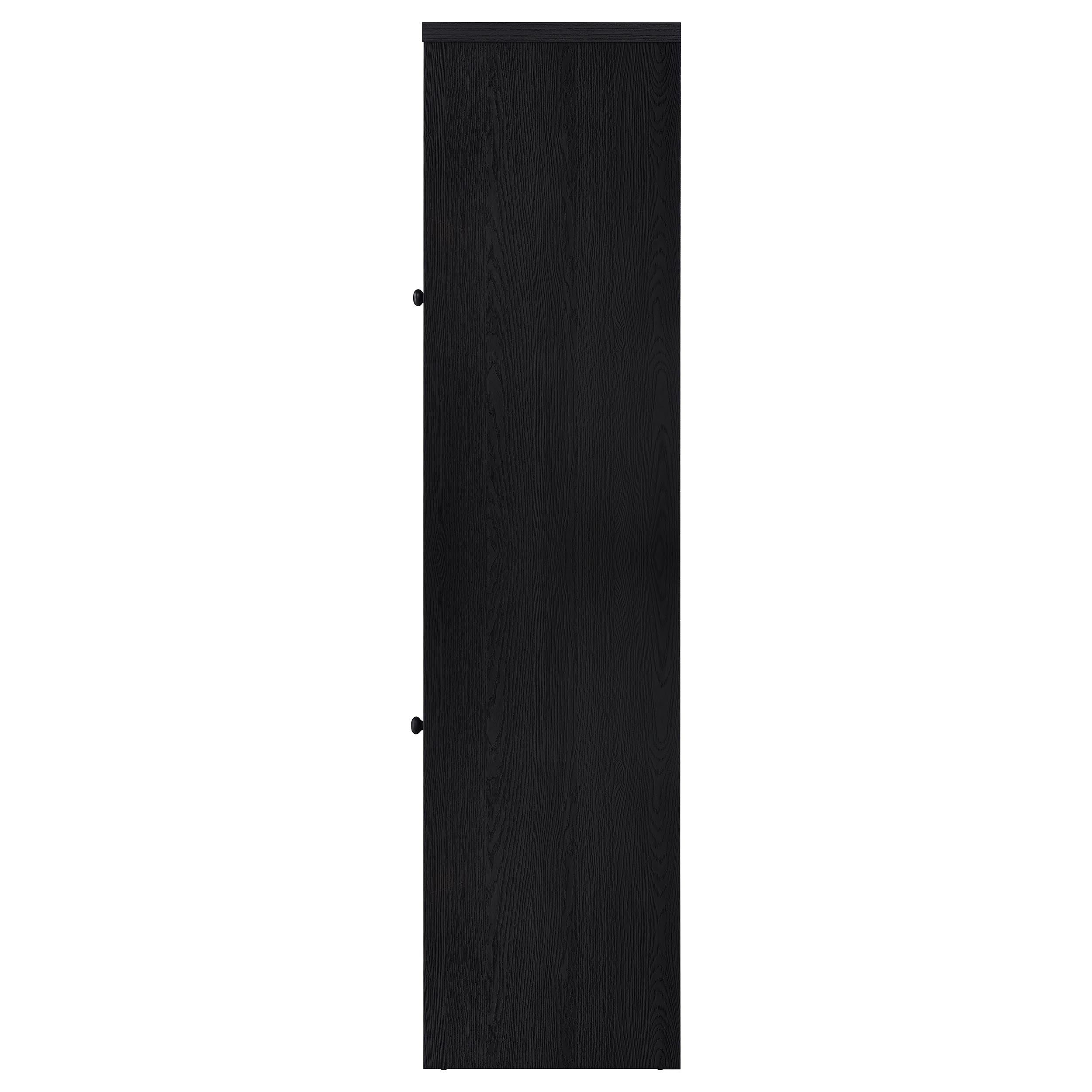 Denison 3-piece Entertainment Center 79-inch TV Stand Black-