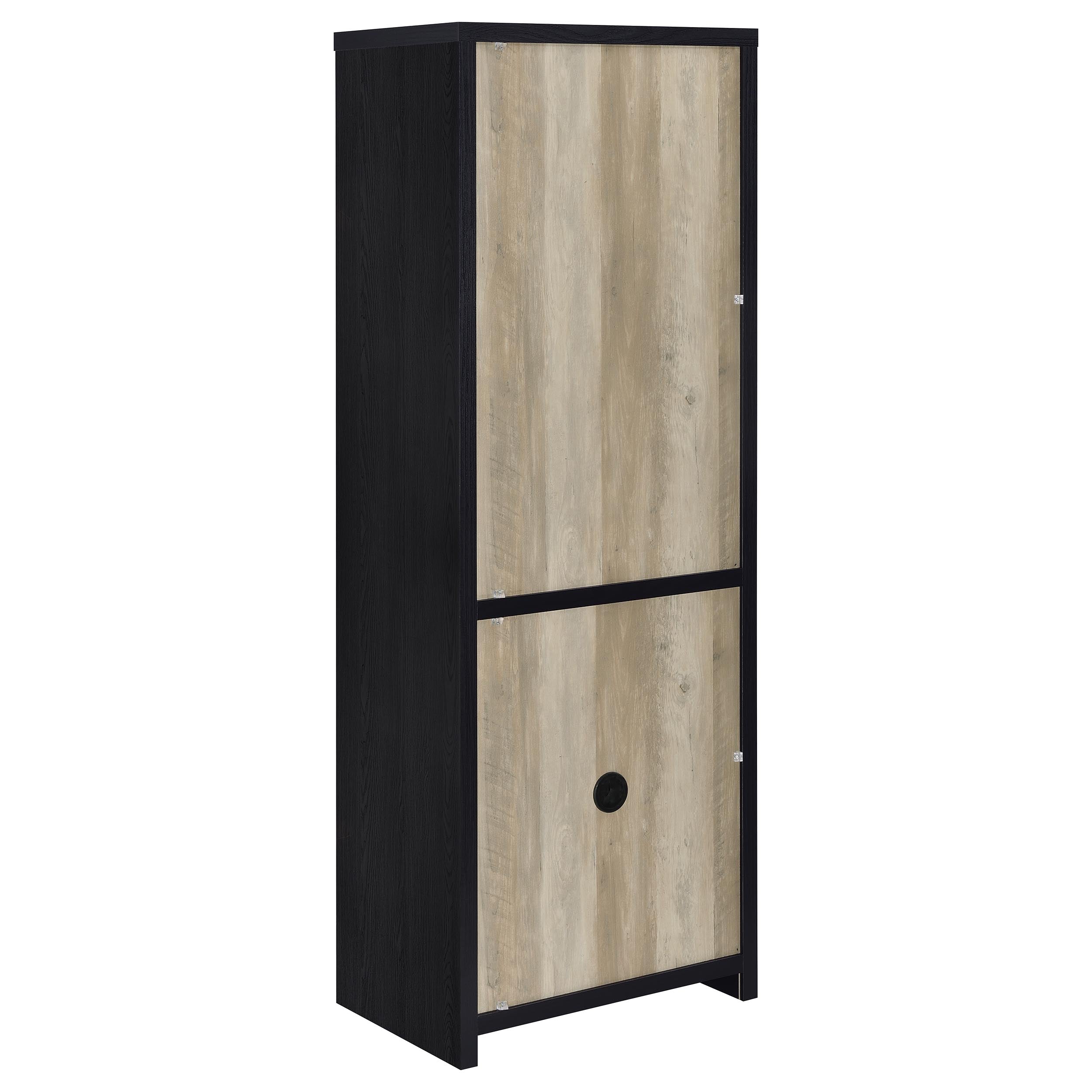 Denison 3-piece Entertainment Center 79-inch TV Stand Black-