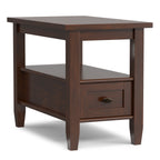 Warm Shaker Narrow Side Table