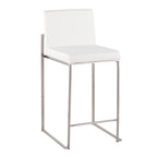Contemporary High Back Counter Stool