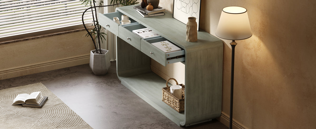 Antique-Style Console Table
