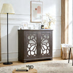 Elegant Sideboard with Mirrored Doors