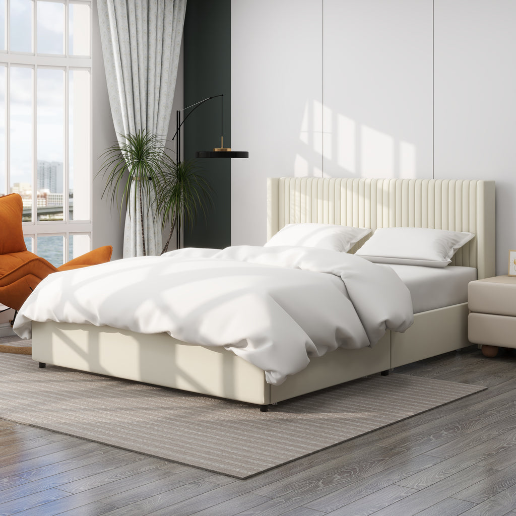 Anna Patented 2-Drawer Storage Bed - Queen Size