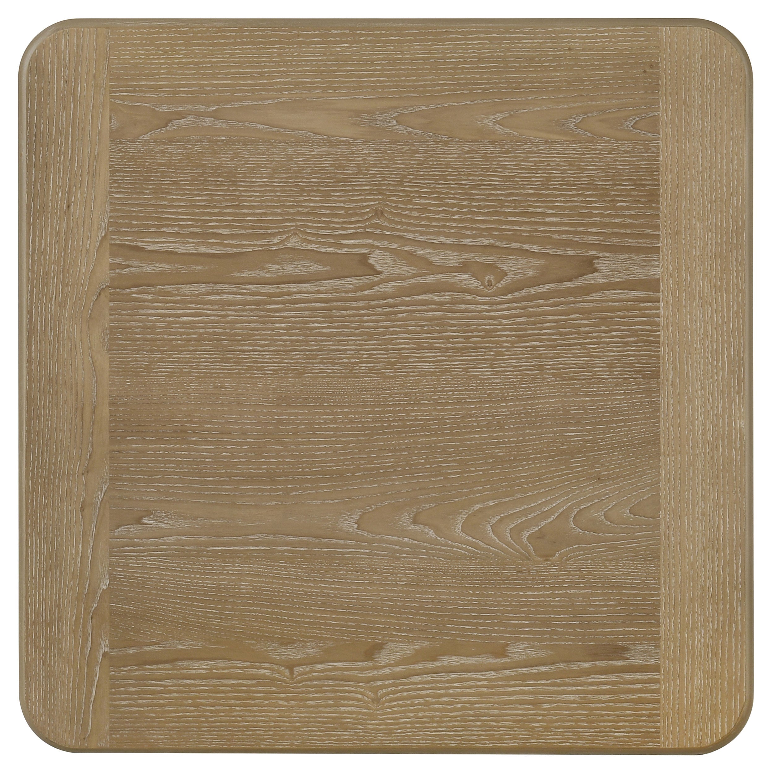Adina Square Wood Side End Table Distressed Light Brown-