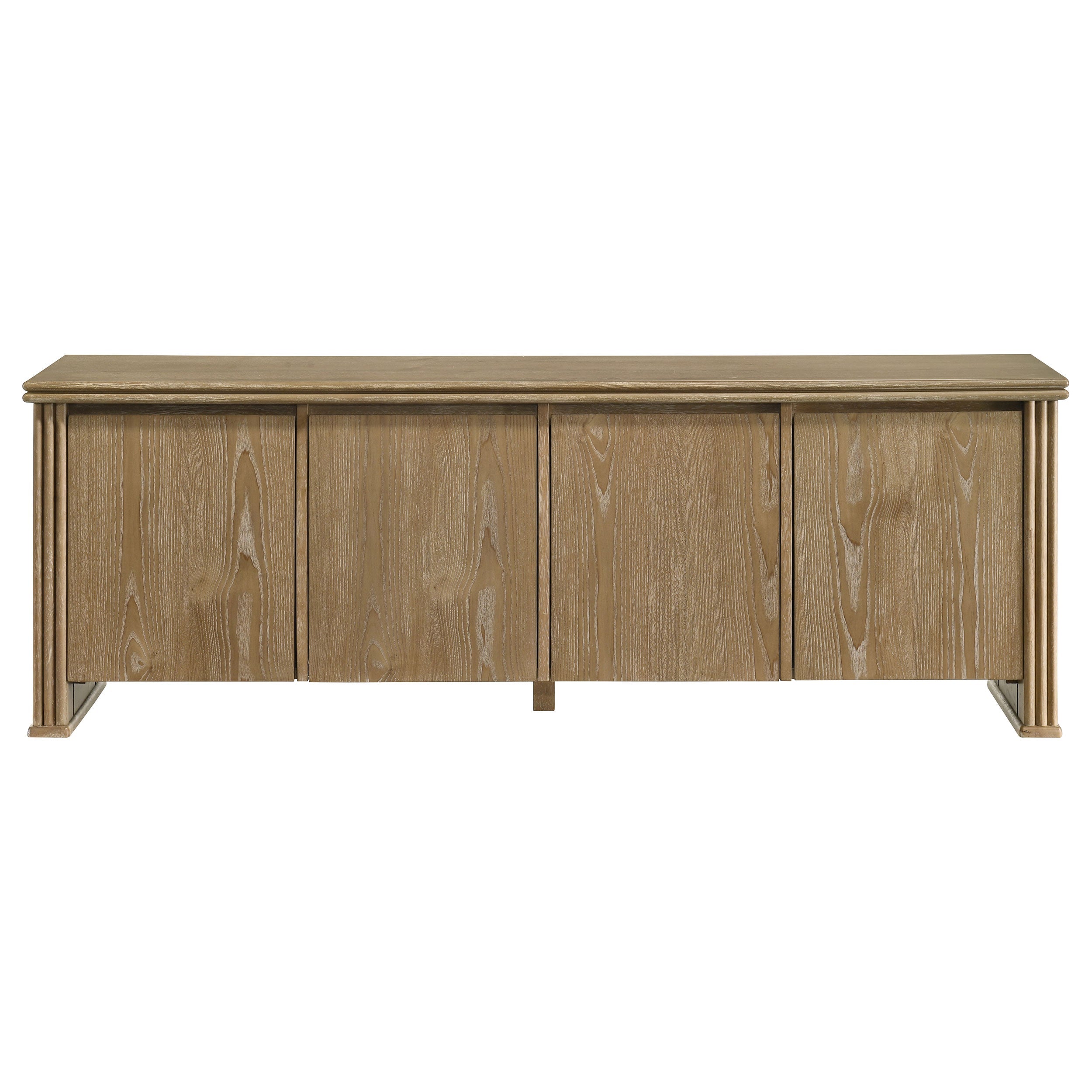 Adina 70-inch TV Stand Media Console Distressed Light Brown-