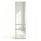 Elise Slim Modular Wood Closet Cabinet with Mirror