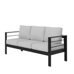 73" All-Weather Aluminum Patio Sofa