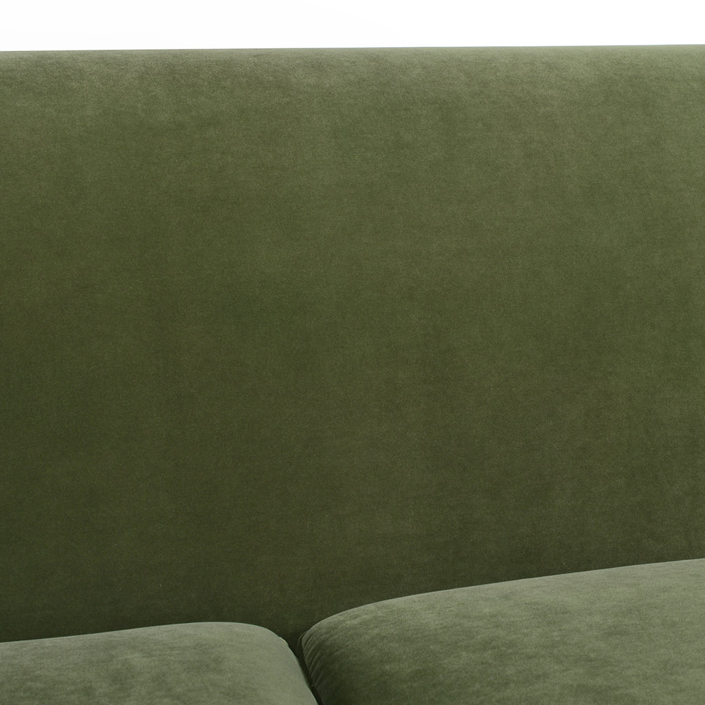 Alana Lawson Three-Cushion Tightback Sofa, Olive