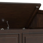 Connaught 56" Wide Solid Wood Wide Entryway Storage Bench