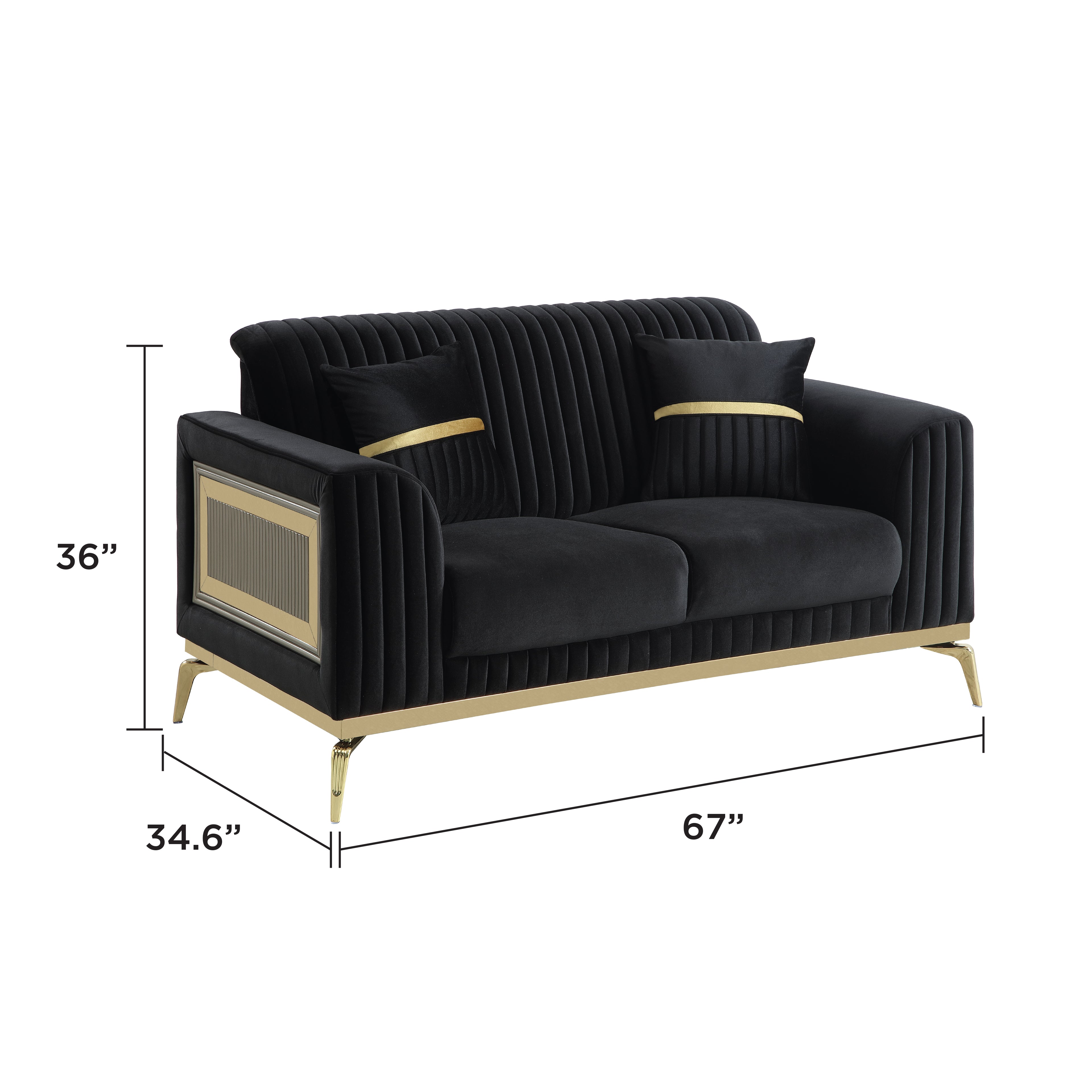 Antigua Contemporary Style Upholstery 3PC Living Room Set