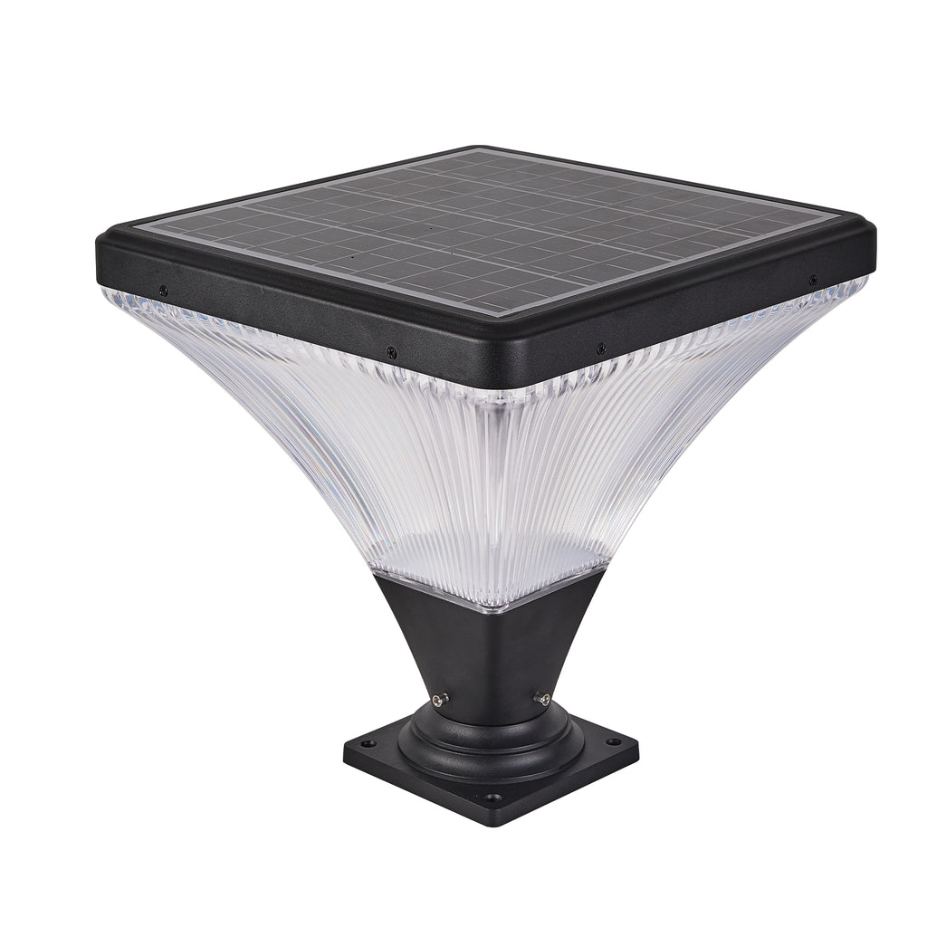 15" Black Outdoor Post Light