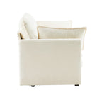 69" Plush Cloud Loveseat: Modular 2-Seater Sectional Sofa