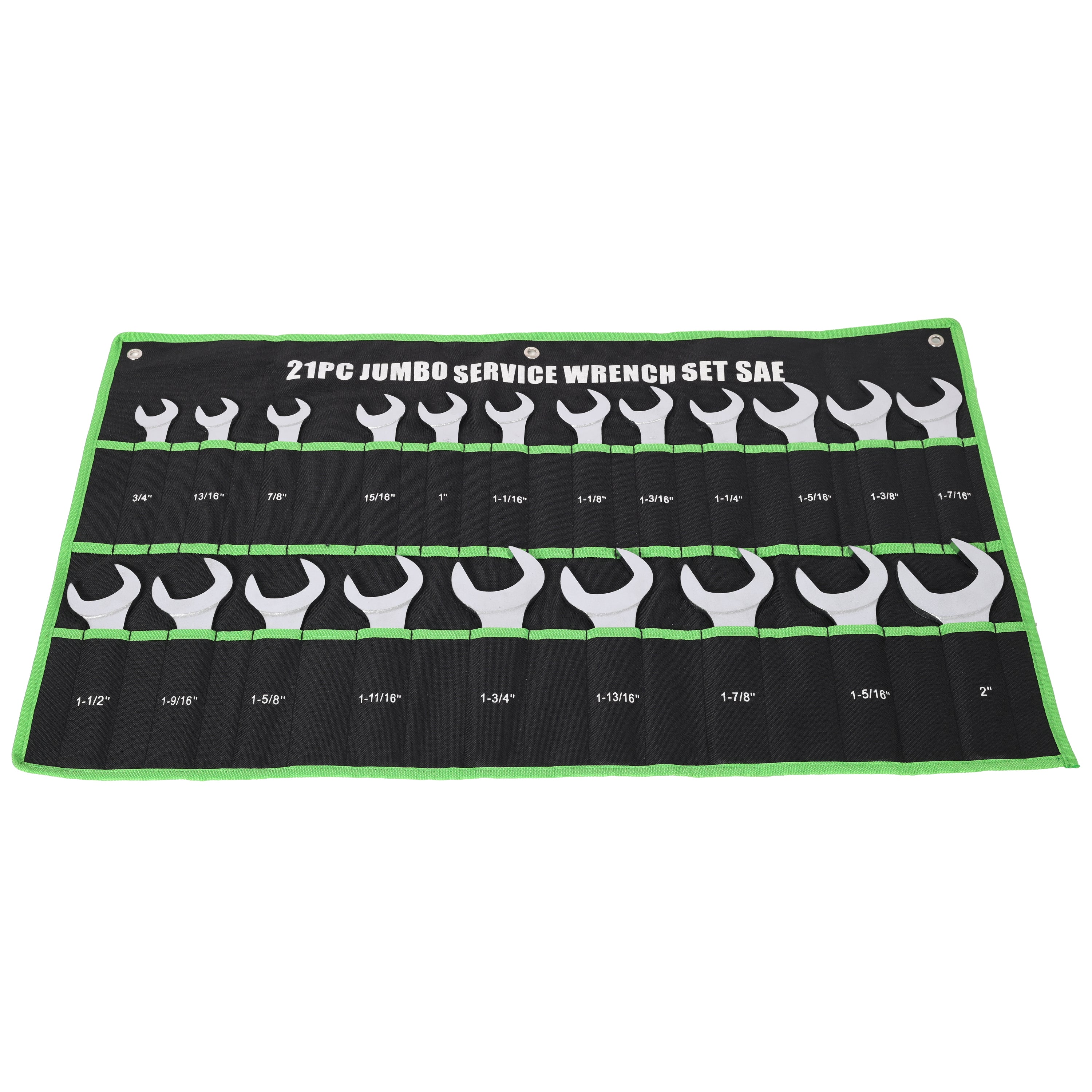 21PCS SAE Jumbo Service Wrench Set, CR-V Forged Steel