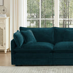 2-Piece Upholstered Sofa, Living Room Sectional Sofa Set