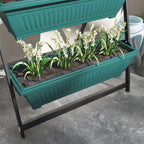Outsunny Raised Garden Bed, 4 Tier Vertical Garden Planter Set