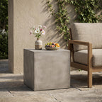 Outdoor MGO Side Table - Light