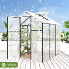 6x6FT Walk-in Outdoor Greenhouse