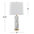 Marabella 26" Contemporary Marble Table Lamp