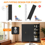 71'' 2 Shapely Doors Cabinet