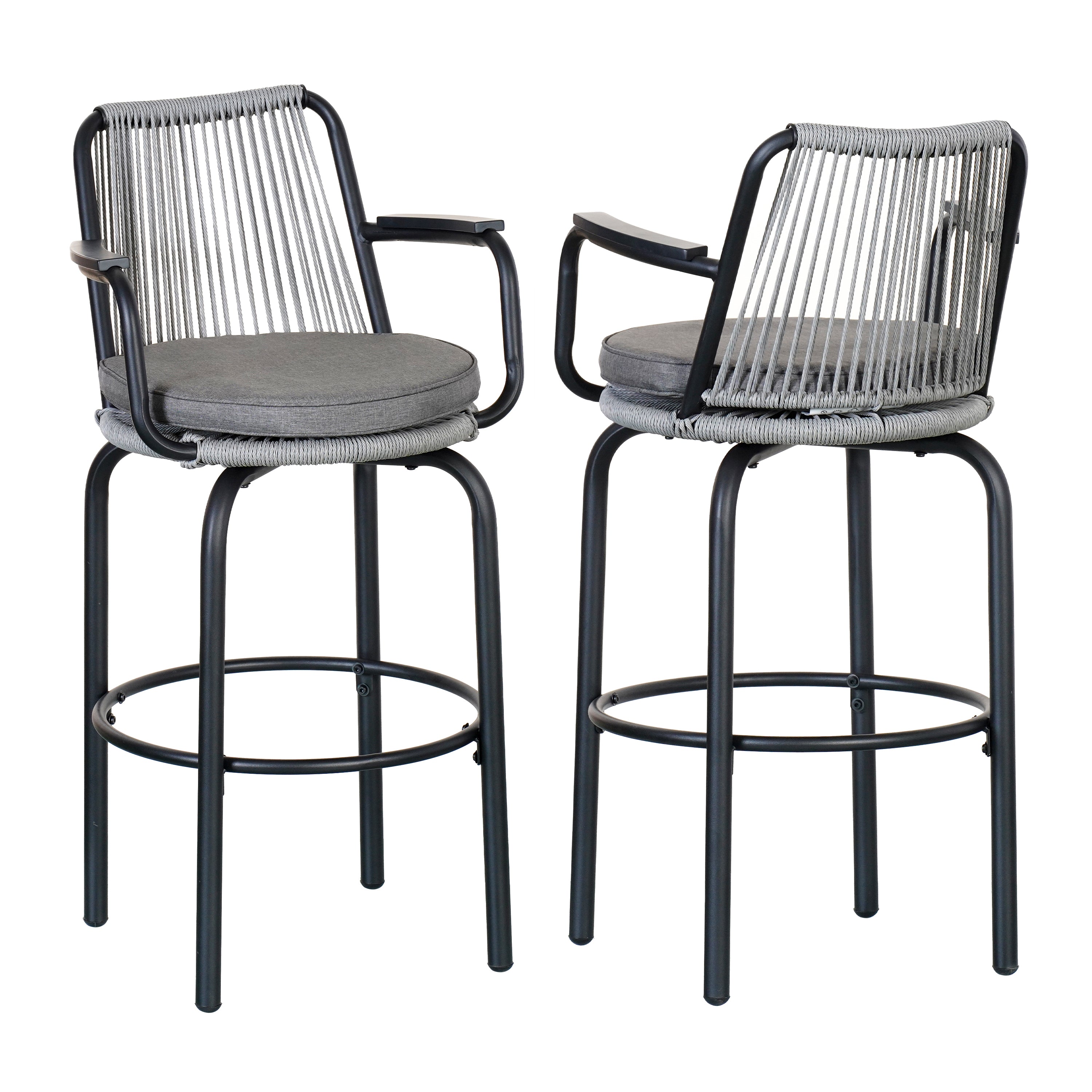 Outdoor Patio Bar Stools Set of 2