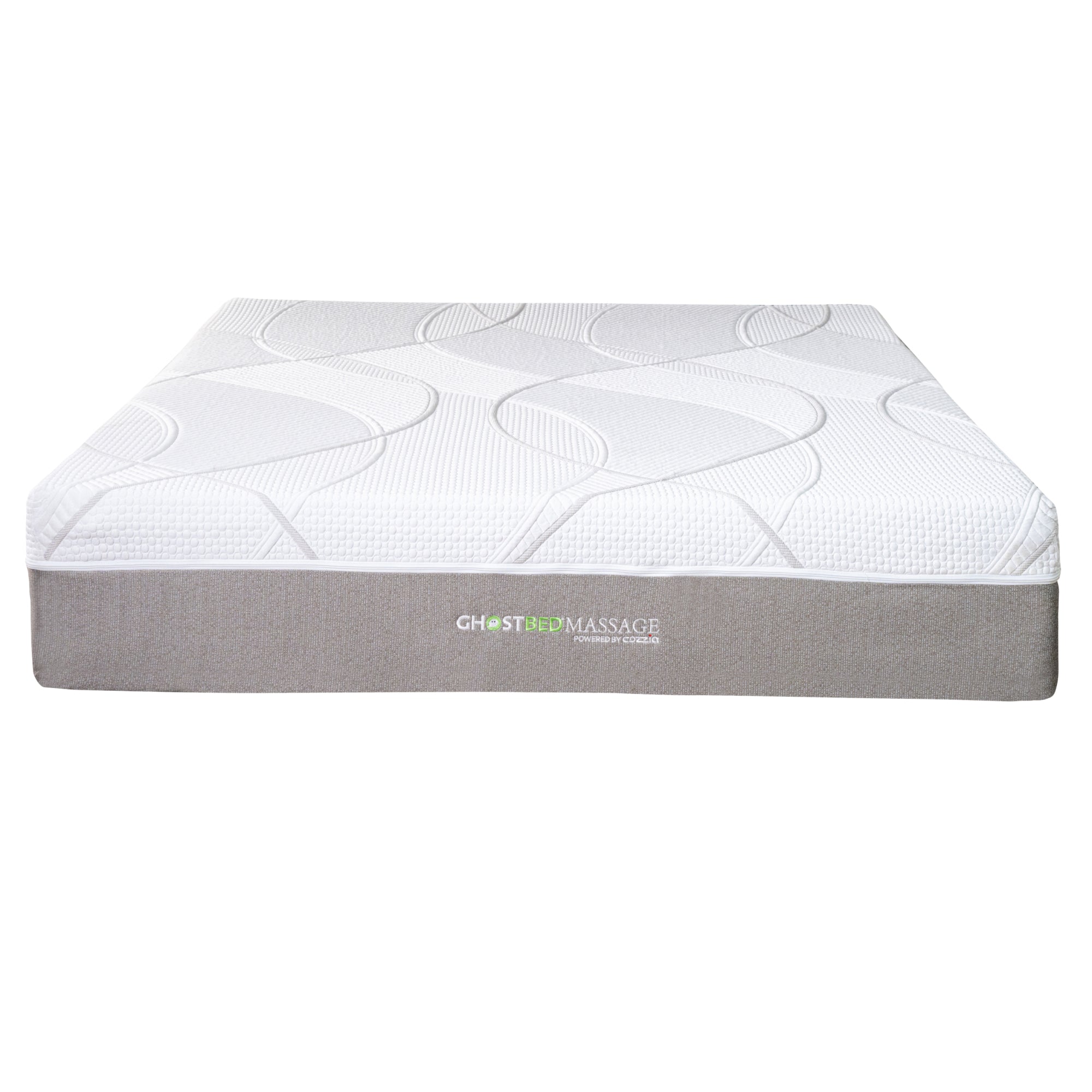 GhostBed Massage Mattress Hybrid 12" Profile - King