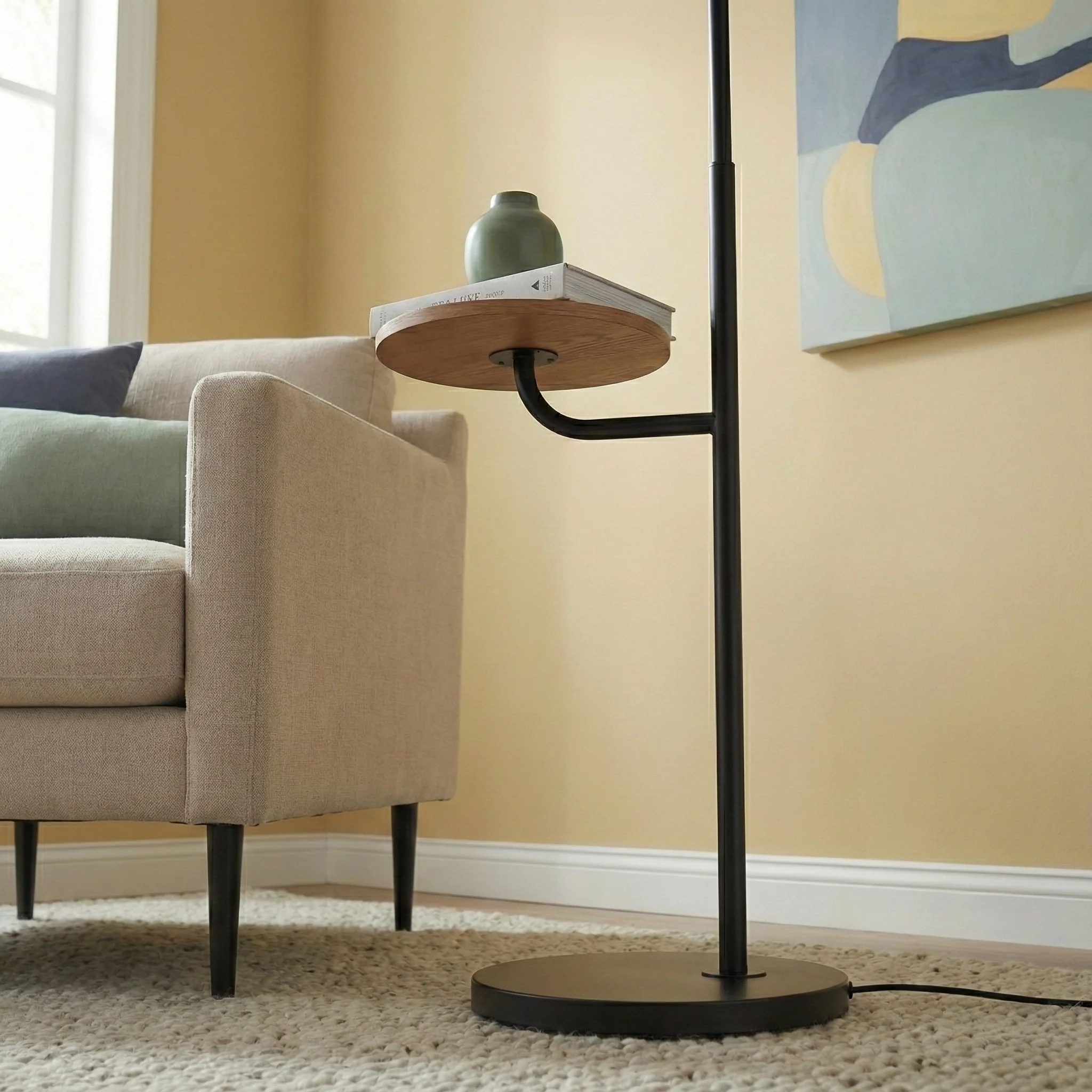 Seoul Black Floor Lamp