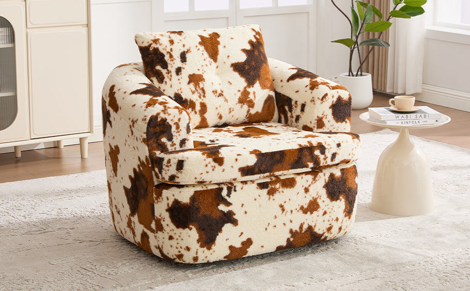 360° Swivel Sofa Chair Accent Barrel Chair