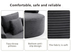 Round Sofa Bed with Memory Foam Sectional Couches