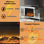 Noralie TV Stand with Electric Fireplace