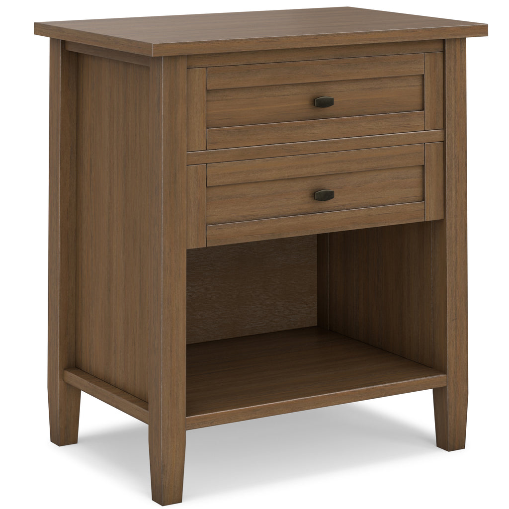 Warm Shaker Bedside Table