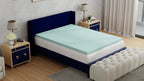 Omne Sleep Plush 3 Inch Full Memory Foam Cooling Mattress Topper