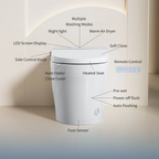 Tankless Smart Toilet With Built-In Bidet