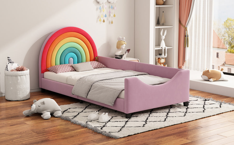 Rainbow Upholstered Twin Daybed