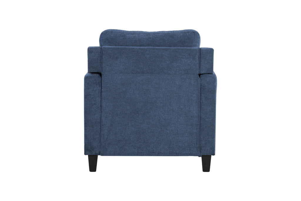 Horatio Navy Chenille Chair