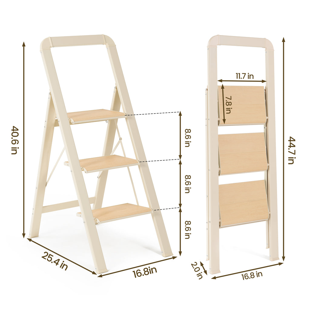 3 Step Ladder Folding Step Stool