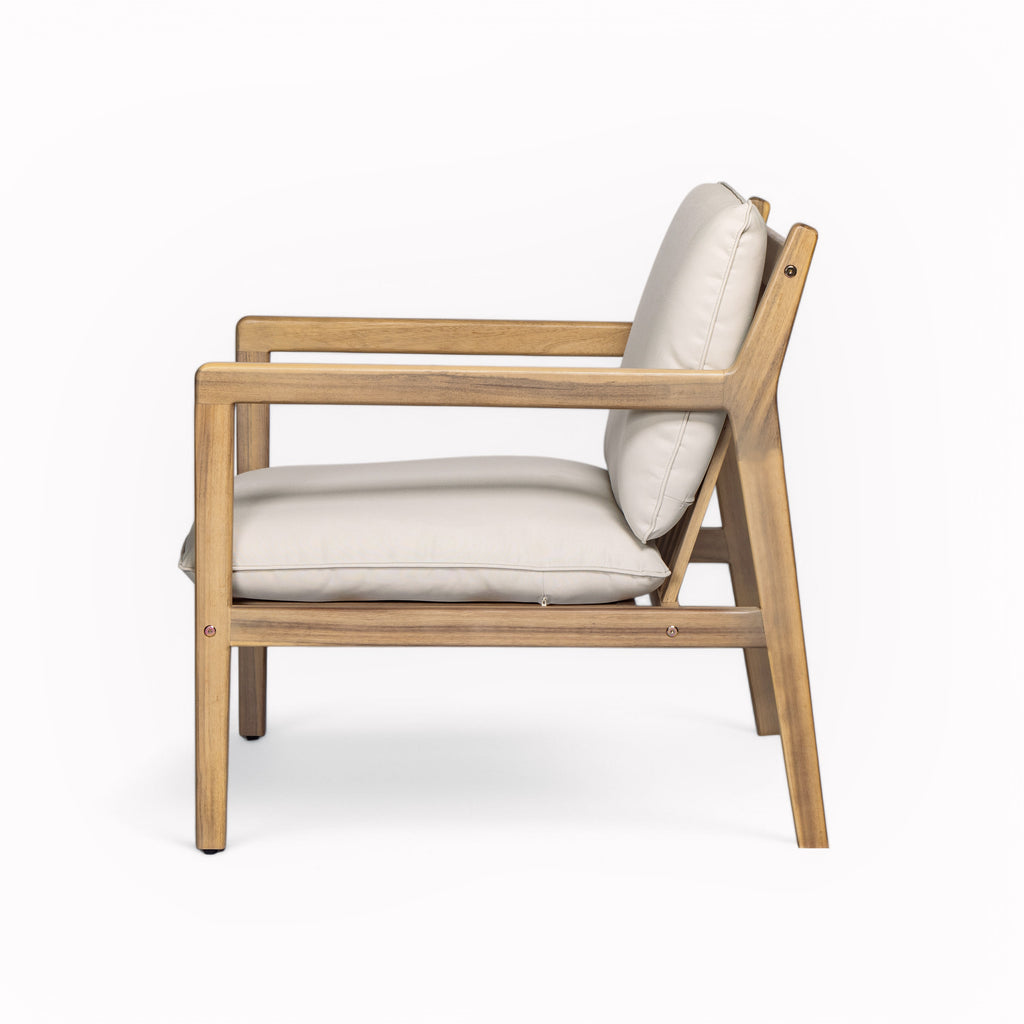 Outdoor Acacia Wood Armchair, Set of 2