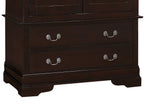 Elegant Cappuccino Storage Armoire