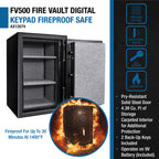 4.39 Cubic Ft Fireproof Safe Vault