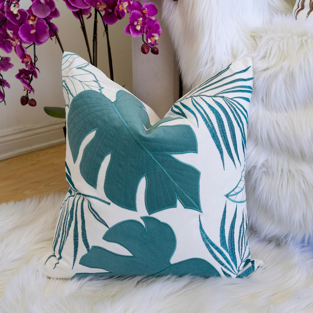 Autumn Vibes Leaf Accent Pillow - 2 Pack