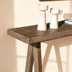 Hawthorne 60" Solid Reclaimed Elm Trestle Console Table